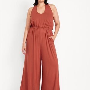 NWT Old Navy Waist-Defined Halter Jumpsuit